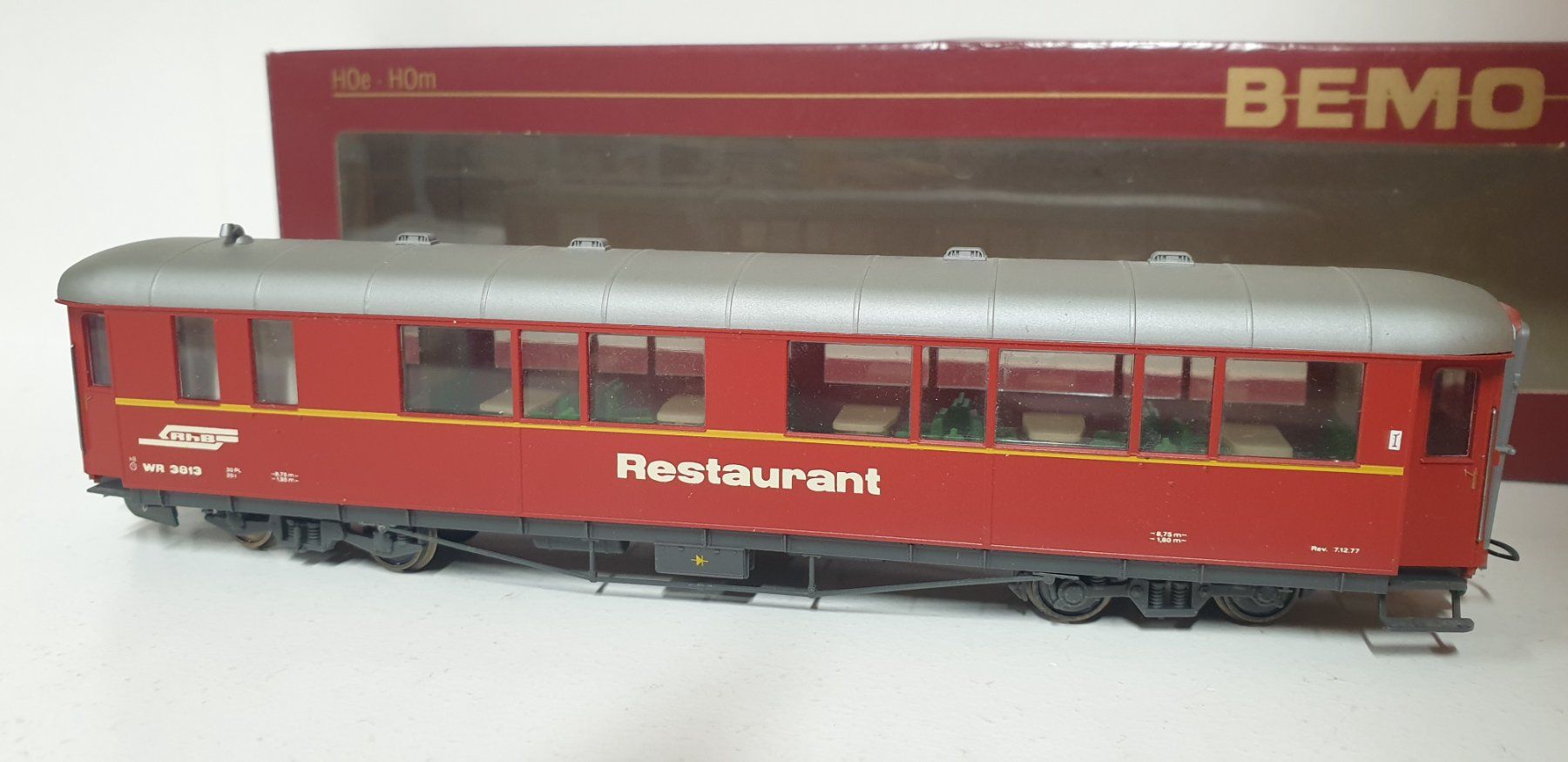 Bemo Modelleisenbahnen: Bemo RhB  Restaurant  wr 3813 – Gebraucht aus Neuenhof von ludovicco 3