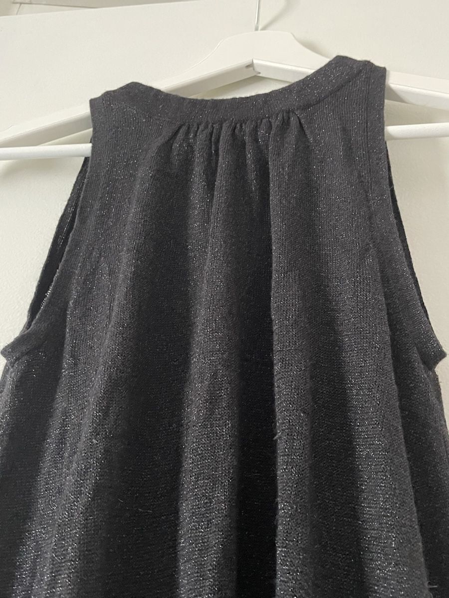Mango Top: Top noir MNG Suit S, Chic & léger – Nuovo (secondo la descrizione) da Lausanne venduto da LILI0125 6