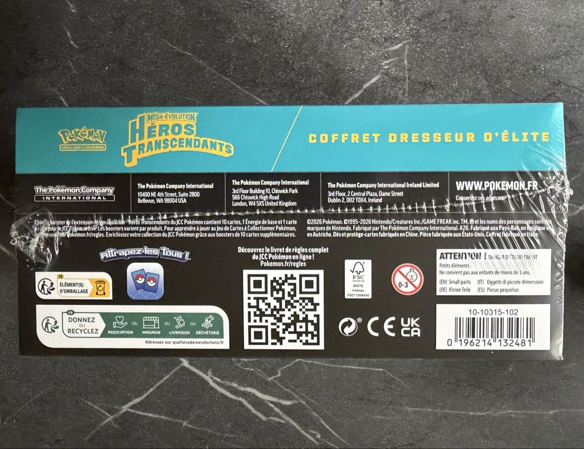 Pokémon Cartes à collectionner: ETB FR Héros Transcendants parfaitement scellé – Neuf avec emballage d'origine à Genève par den_2mrh 5