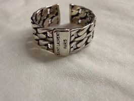 Saint Laurent Paris Ring Silber