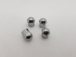 4x Ventilkappen, Felgenkappen, Ventildeckel in Chrom