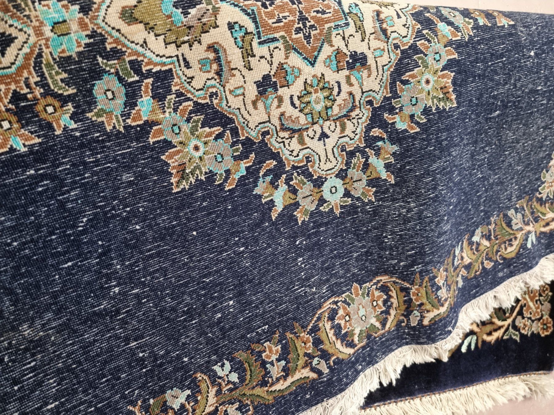 Teppiche: 90x103 Perser Ghom Gereinigt – Gebraucht aus Olten von OrientDeko 5