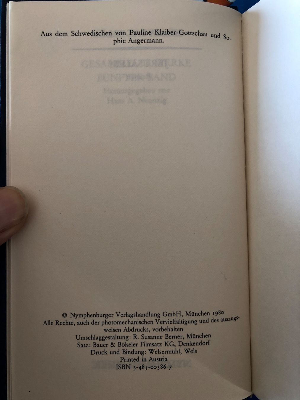 Libri: Lagerlöf Sammlung 5 Bände – Usato da Spiegel b. Bern venduto da Power 2