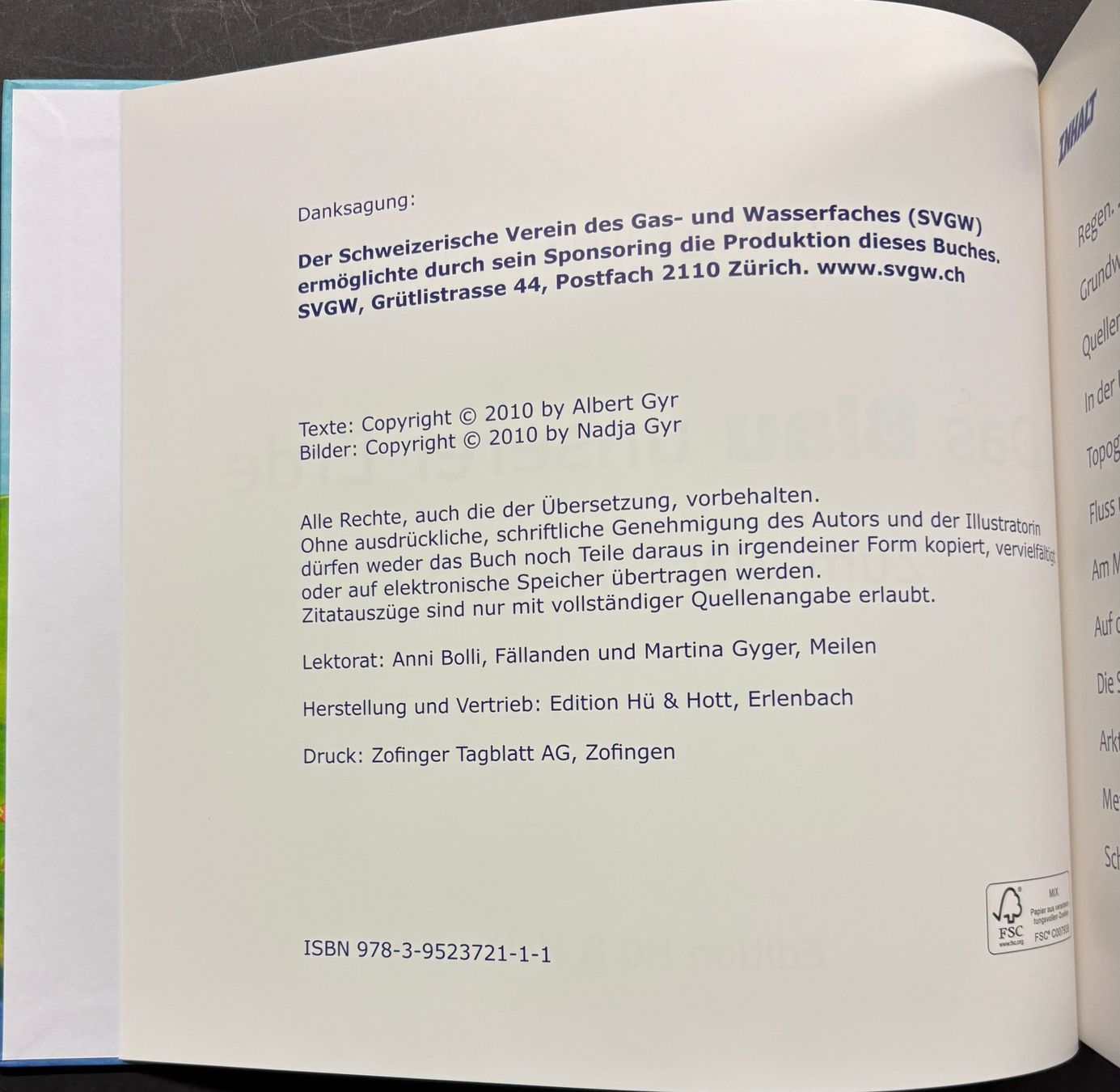 Libri: Gyr Albert, Das Blau unserer Erde – Nuovo e nell'imballaggio originale da Sarnen venduto da Livres 2