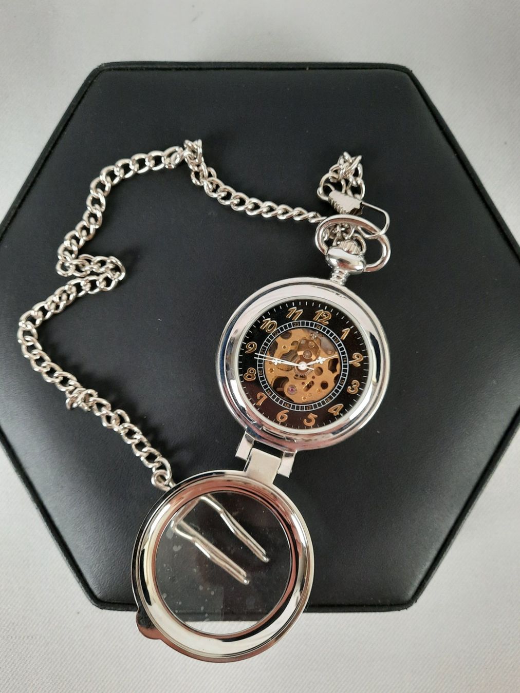 Uhren: Skelette-Taschenuhr – Gebraucht aus Beinwil am See von Restwert_Beinwil 2
