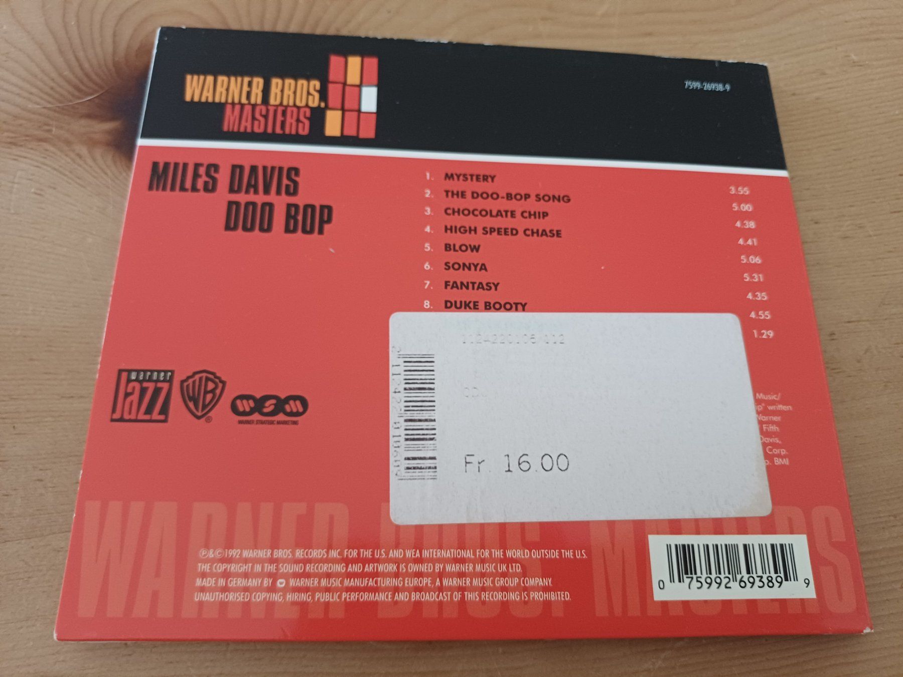 CD: Miles Davis: Doo-Bop – Usato da Jona venduto da Rreto71 3