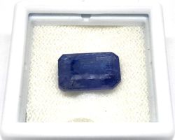 1x Tanzanite EM 12x8 mm 6.29 ct - CERTIFICAT 330.- Fr.