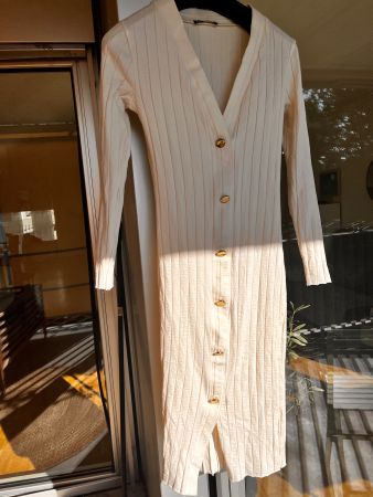 Enges Baumwolle Lycra Kleid Zara M