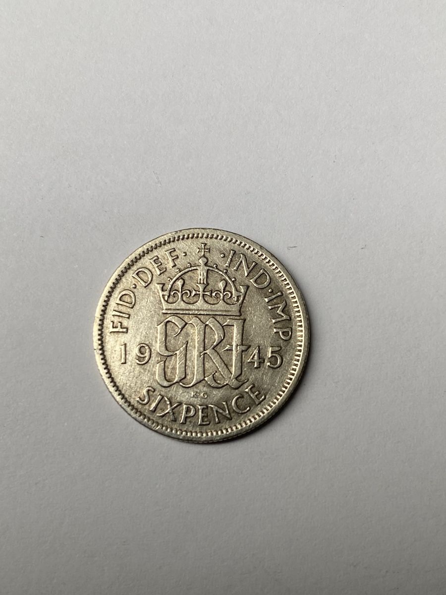 Toutes les monnaies: GB - 6 pence - 1945 AG – D'occasion à Payerne par Mike1682