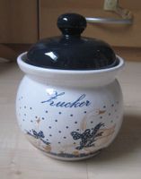 2-teilige Vintage Zuckerdose   TOPF Keramik mit Deckel