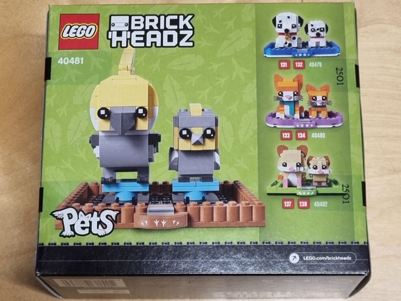 Lego Kit di costruzioni: LEGO BrickHeadz 40481 Cockatiel & Chick – Nuovo e nell'imballaggio originale da Basadingen venduto da NekoBricks 3