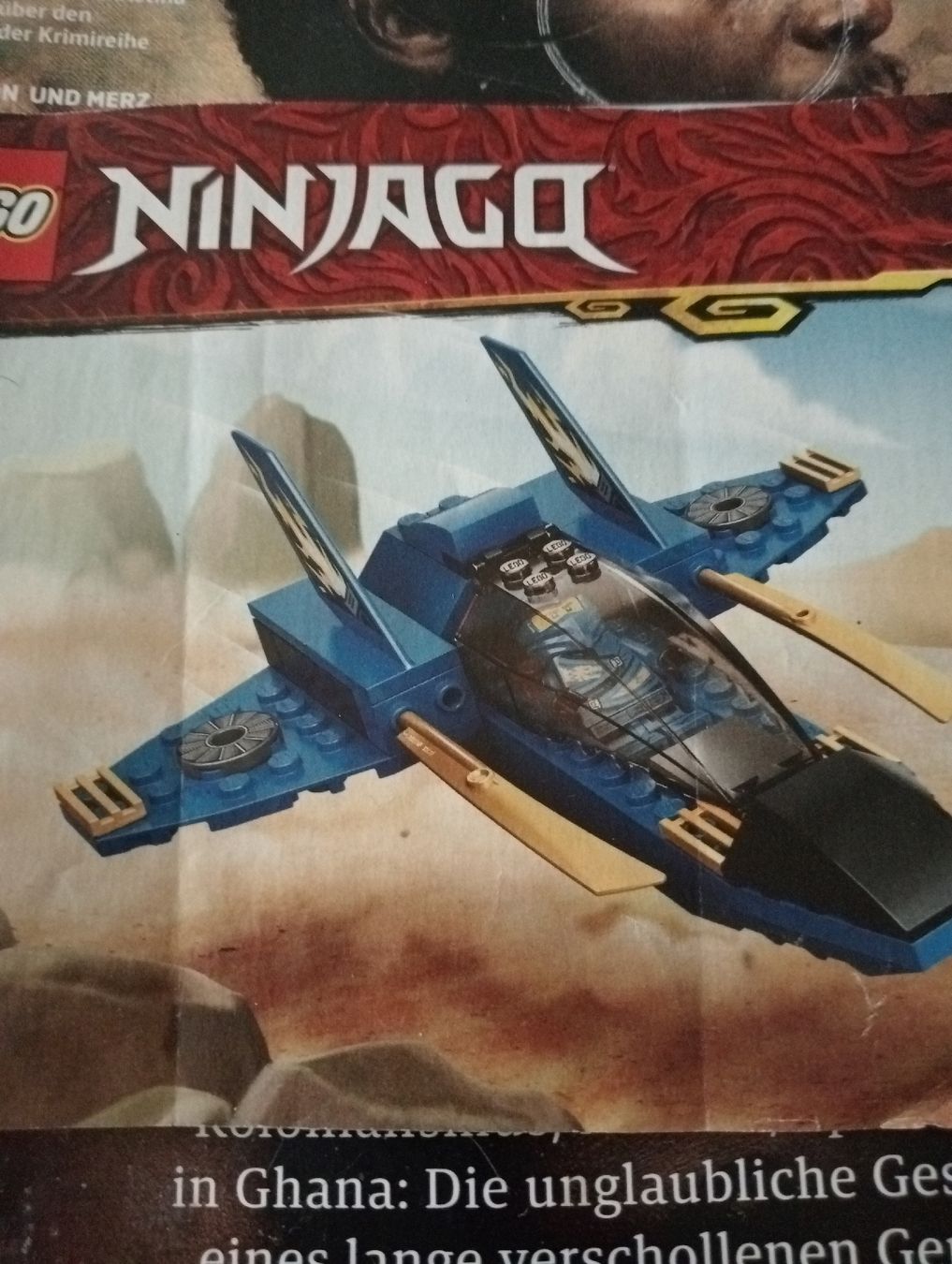 Lego Baukästen: Lego Ninjago Flugzeug blau – Gebraucht aus basel von persofort