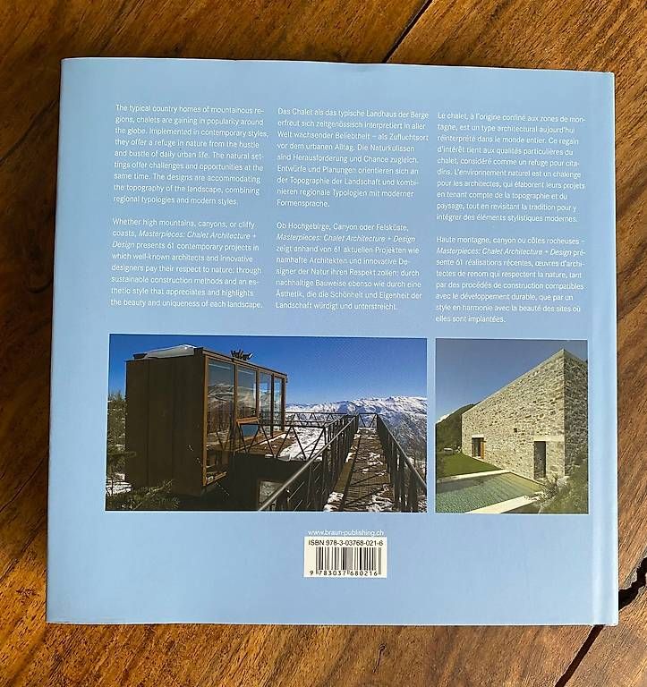 Libri: Masterpieces: Chalet Architecture + Design – Usato da Oberwil-Lieli venduto da 2feelfree 1