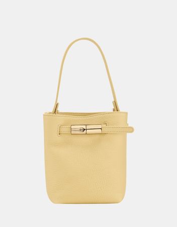 Sac Longchamp le smart XS en cuir jaune clair neuf 