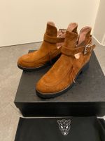 MARC CAIN Damen braun Stiefeletten Echtleder Wildleder
