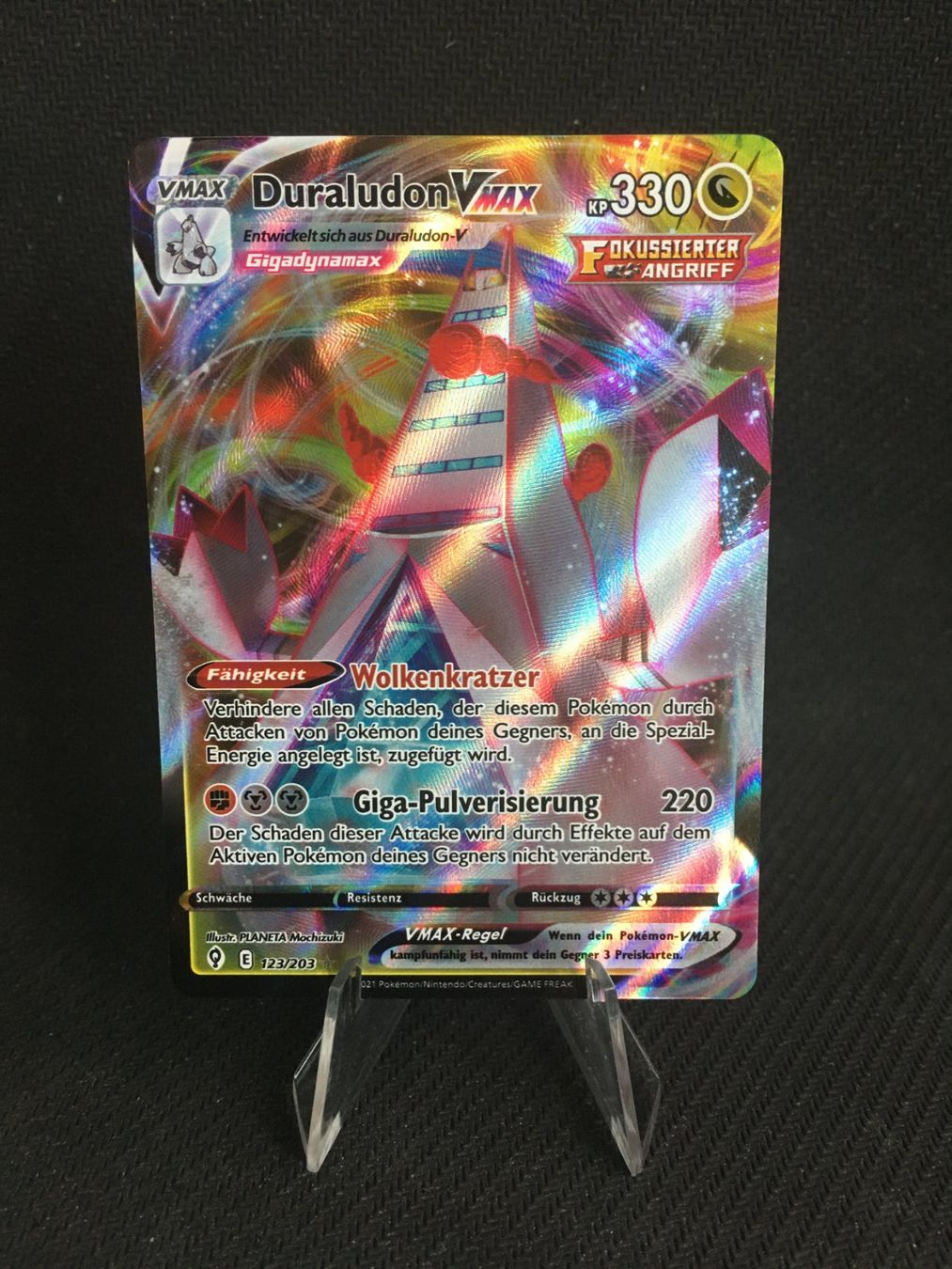 Pokémon Carte collezionabili: Duraludon VMAX - EVS 123 - Drachenwandel -DE- – Nuovo (secondo la descrizione) da St.Gallen venduto da Punktchen01