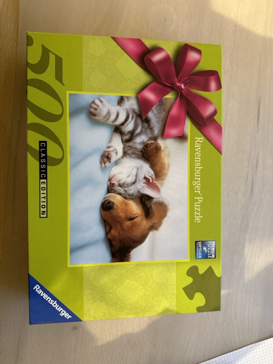 Ravensburger Puzzle 500 Teile - Hunde und Katze! Komplett (Neu (gemäss ...