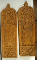 Spätgotik Reliefe Museumskopien 2 Stück je 22 x 76 x 3 cm