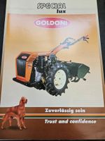 Goldini Spezial Lux Einachsschlepper Prospekt xx