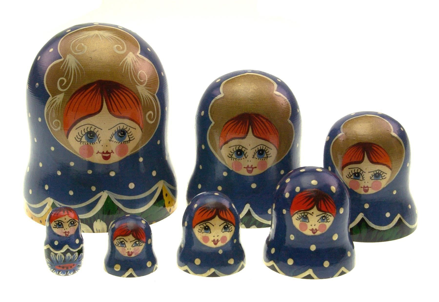 Statuette: Grosse 7 teilige russische Babuschka – Usato da Langenthal venduto da TolleGeschenke2026 3