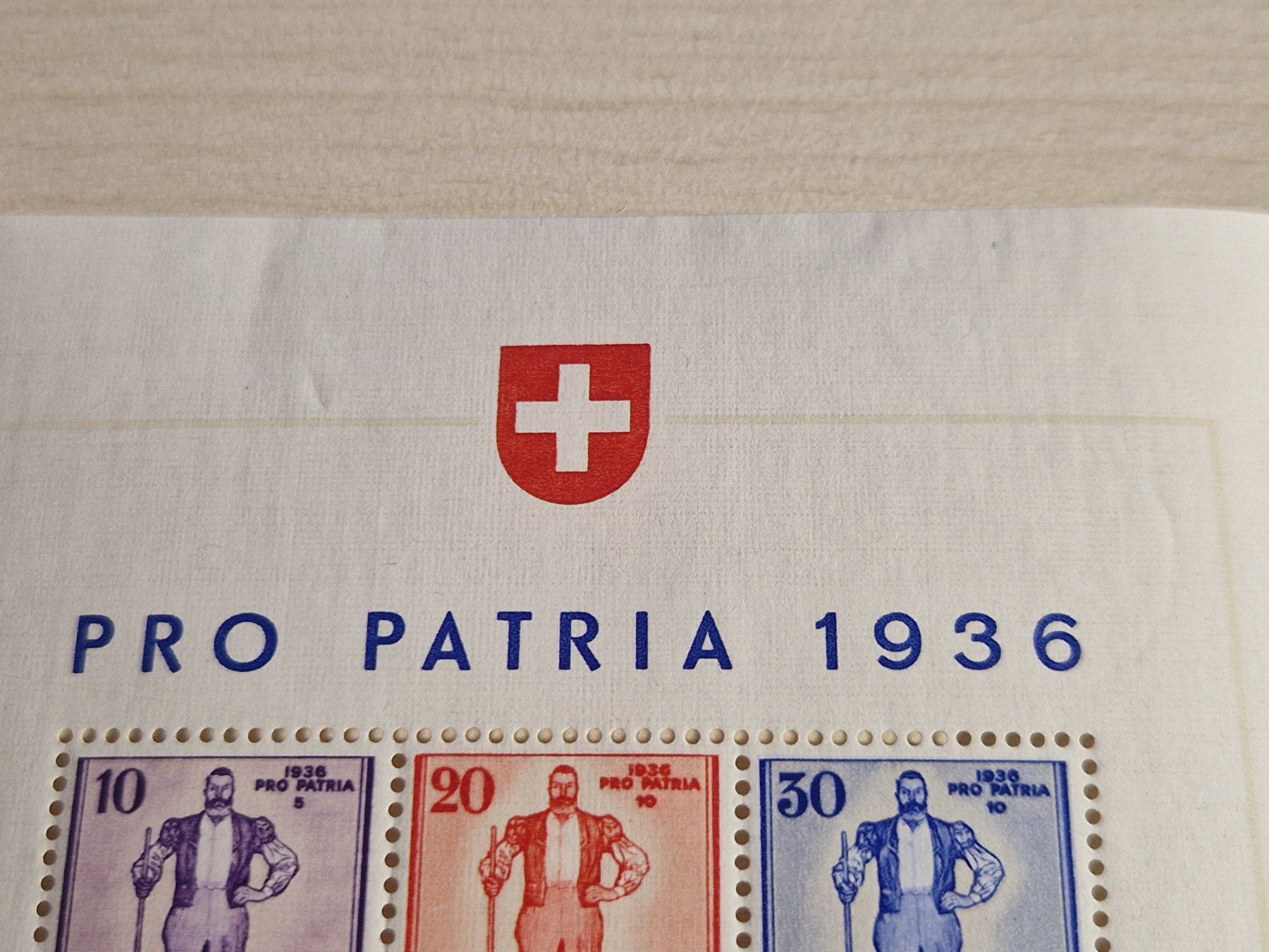 Alle Briefmarken: 2 PP Blöcke 1936, ab 1.- – Gebraucht aus Burgdorf von Glossy01 4