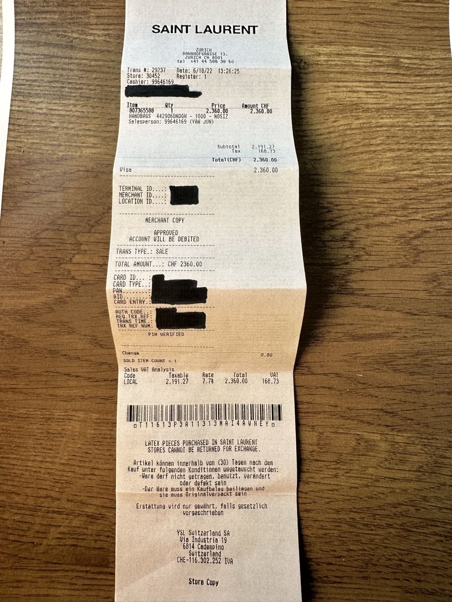 Saint Laurent Borse da donna: YSL Schultertasche – Nuovo (secondo la descrizione) da Zürich venduto da seabreeze8 8