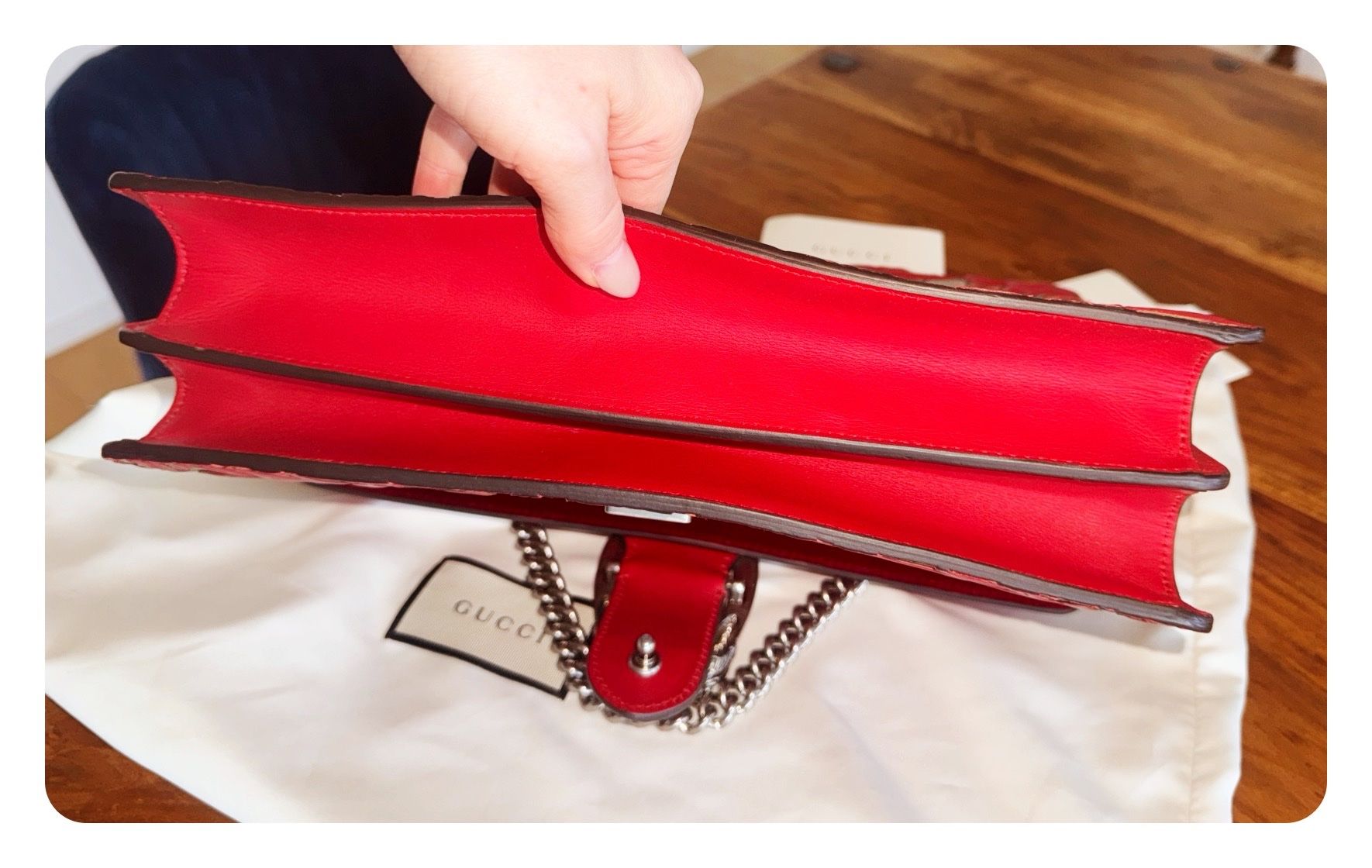 Gucci Borse da donna: GUCCI Dionysus Arabesque Rot NP.3000chf Full set – Usato da Meggen venduto da Contenance7 5