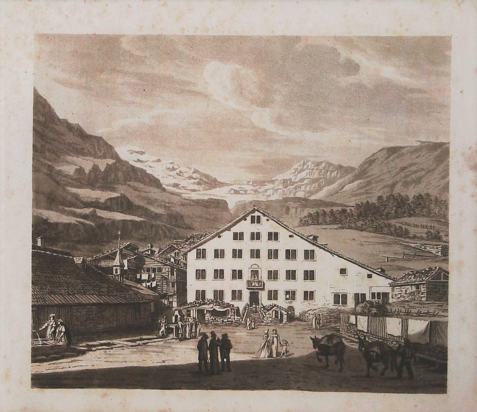 Libri: Leukerbad Neujahrsblatt mit Ansicht1817 – Usato da Rafz venduto da Helvet32