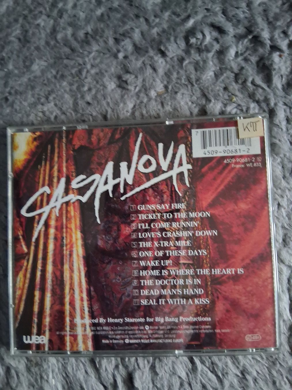 CD: CASANOVA     ONE NIGHT STAND       CD – Usato da Wetzikon ZH venduto da Ramones01 1