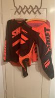 Shift Motocross Kleidung Set schwarz/orange Grösse M und 34