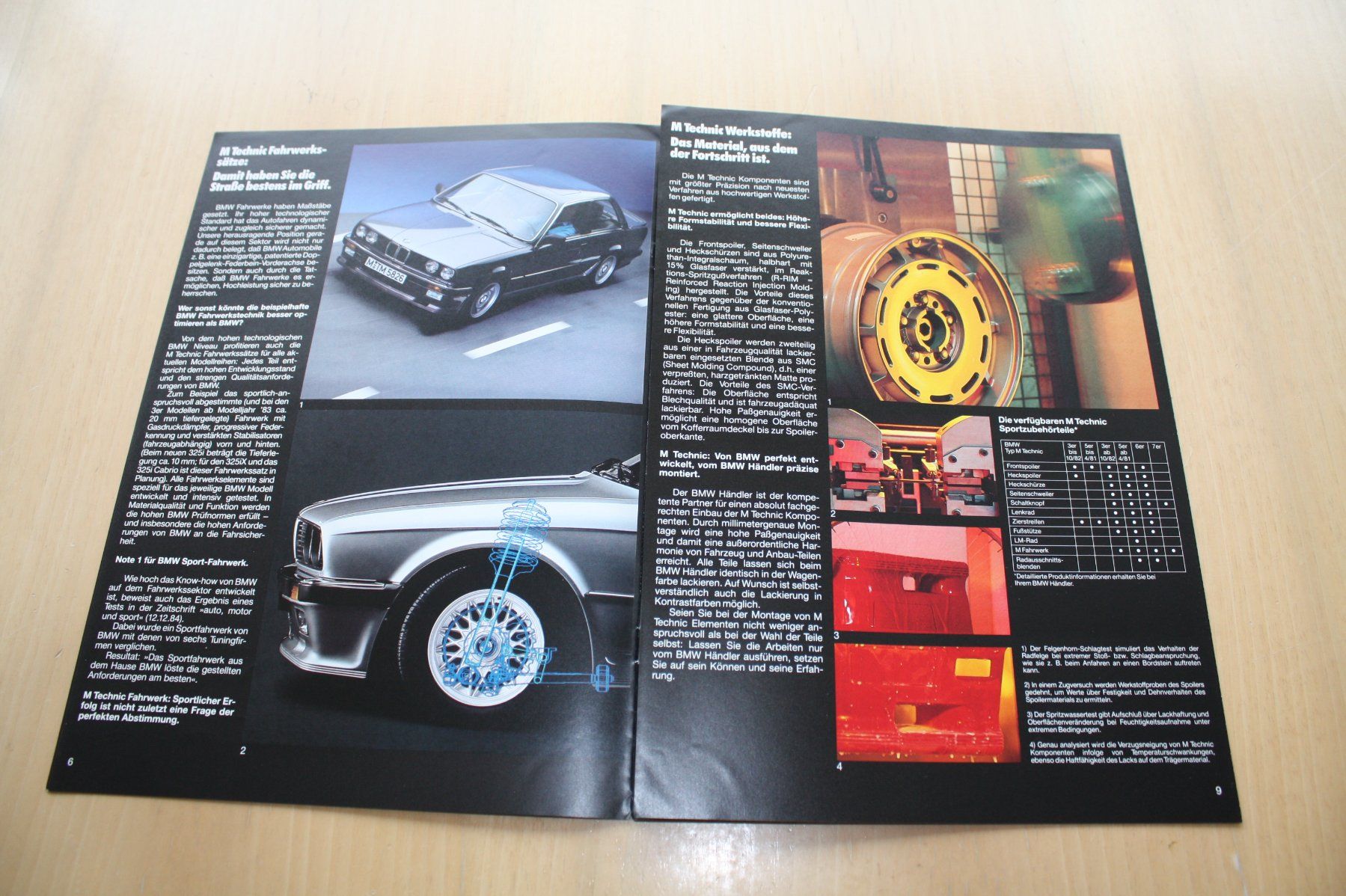 BMW Documenti: BMW M Technik Prospekt Katalog E28 E24 E23  1986 – Usato da Wikon venduto da erwin400 3
