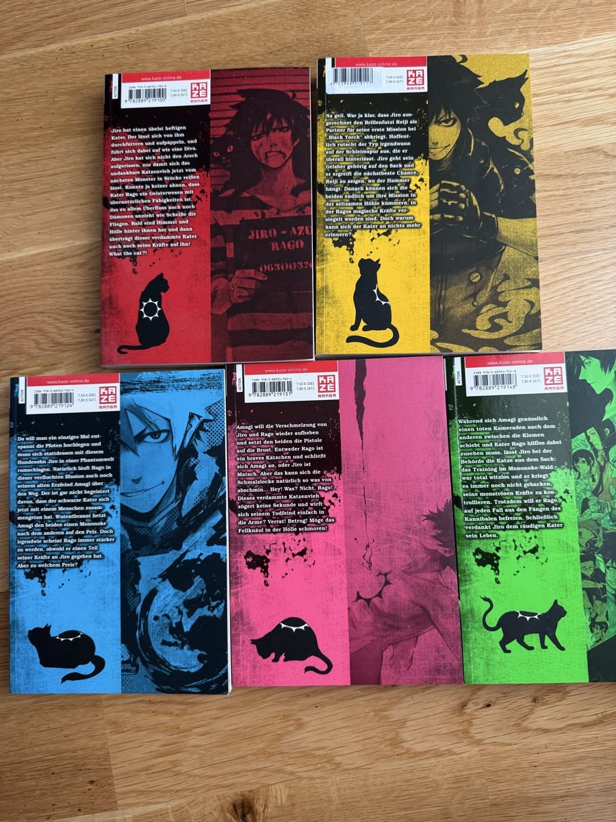 Fumetti: Manga, Black Torch Bände 1-5  – Usato da Basel venduto da Susana_ 1