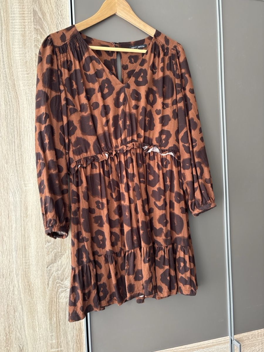 Next Vestiti: Kleid Next braun mit Leopardenmuster – Usato da Sissach venduto da Hippo200