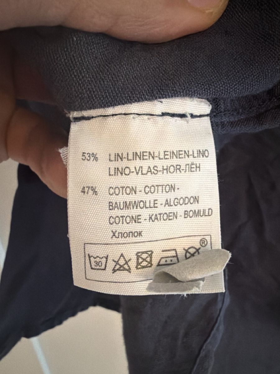 Camicie: Chemise bleu Lin marque Aigle taille M – Usato da Zürich venduto da Baff1 3