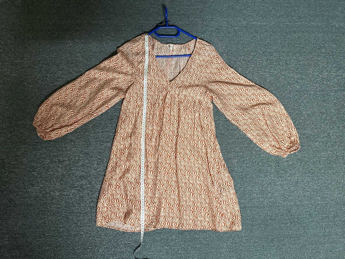 H&M Vestiti: Kleid gemustert orange-weiss Gr Xs – Nuovo (secondo la descrizione) da Baltschieder venduto da YmroBe 1
