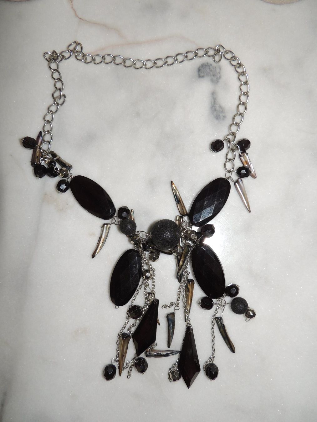 Catenine: SCHÖNE KETTE "PHANTASY" METALL VERSILBERT 60 CM – Nuovo (secondo la descrizione) da Au ZH venduto da FashionConsultant 4