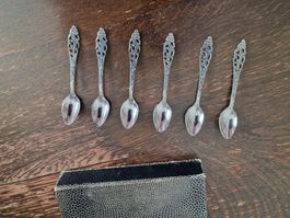 Elegantes Vintage-Set: 6 Likörlöffel von SOLA MASSIEF