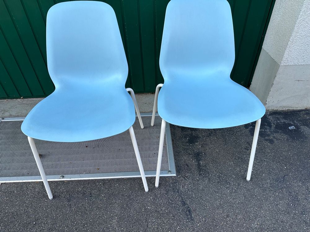 Stuhl Kunststoff Ikea Hellblau Kaufen auf Ricardo
