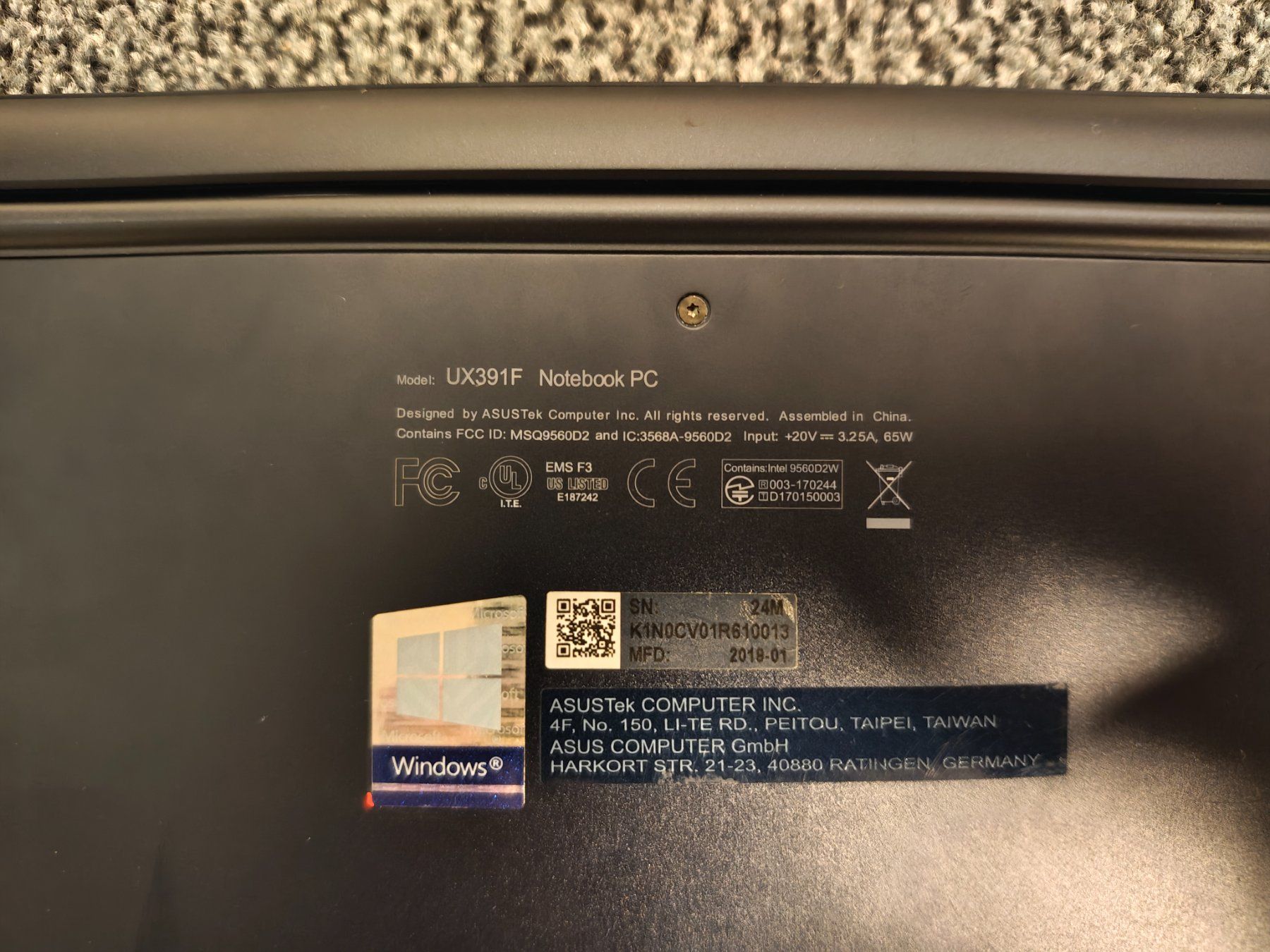 Asus Notebook: Asus Zenbook UX391F – Usato da Zürich venduto da runlevel04 3