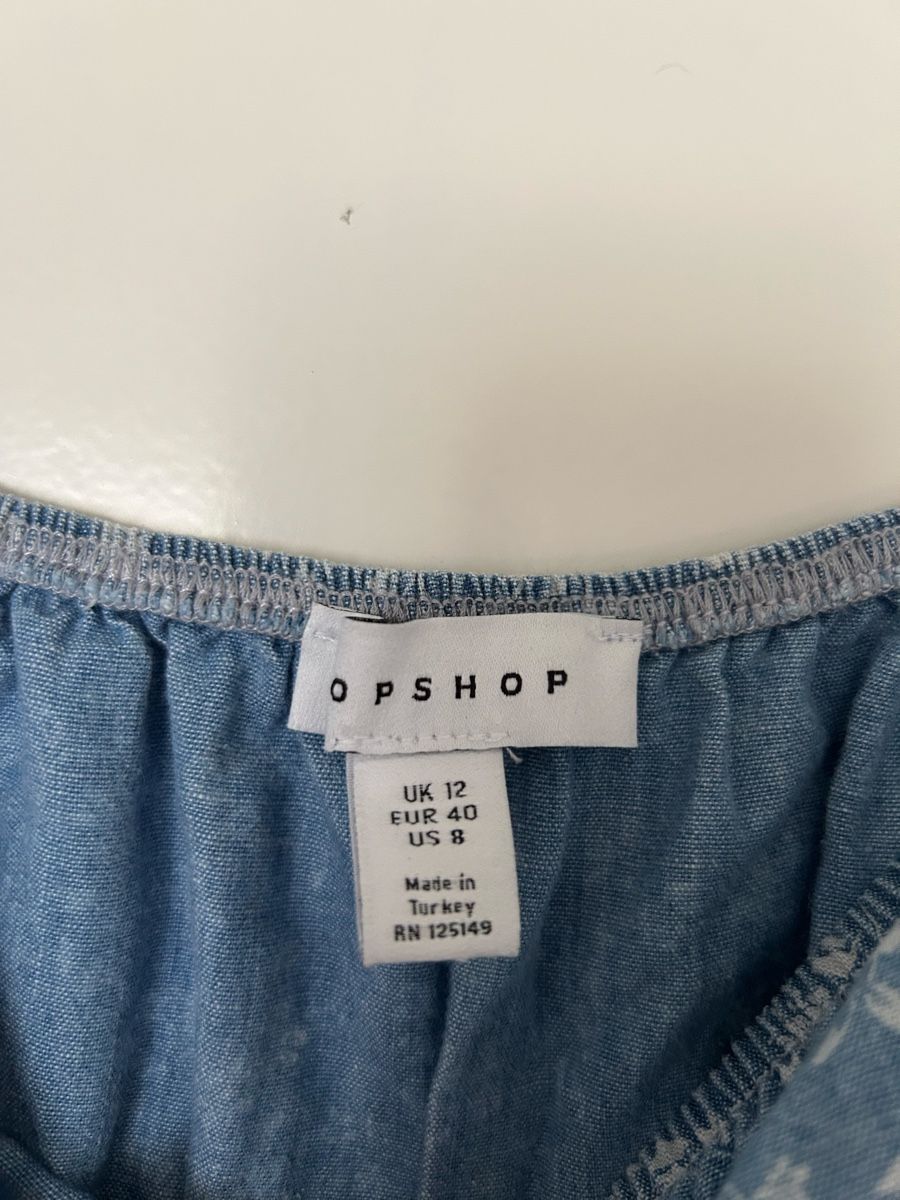 Topshop Kleider: Blaues Blumenkleid  – Gebraucht aus Luzern von leo_dp2d 1
