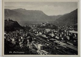 Sultana Zigarettenbild - Bellinzona, Bahnhof, Ticino, Tessin