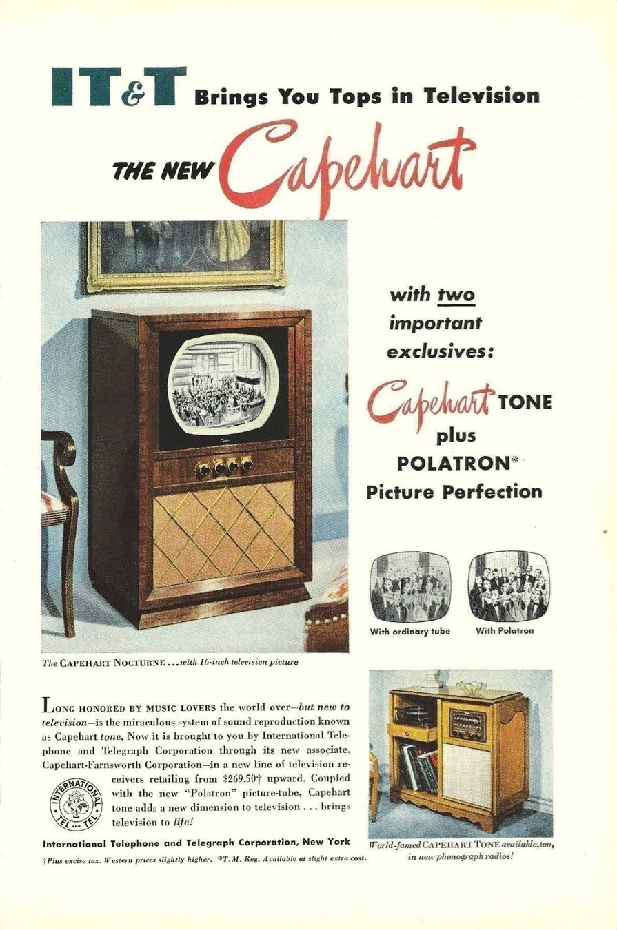 Foto & Immagini: Greyhound / Capehart, Original-Reklameblatt 1950 – Usato da zürich venduto da parts5060 1