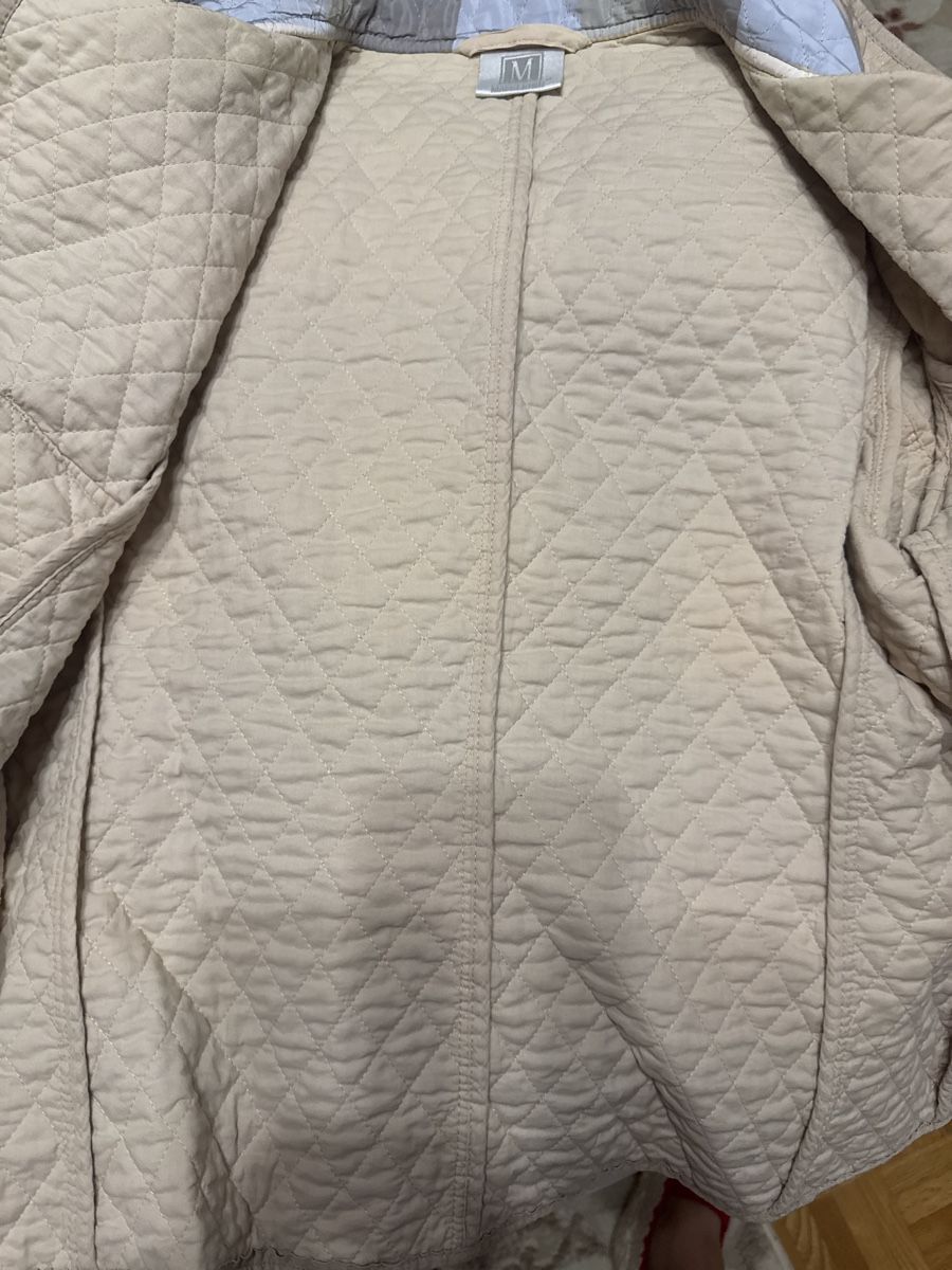 Madeleine Jacken: Madeline Übergangsjacke Gr. 36 beige kariert – Gebraucht aus St. Gallen von StyleAndMore23 4