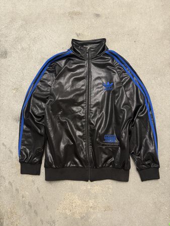 Veste de survêtement Adidas Chile 62 noire et bleue M