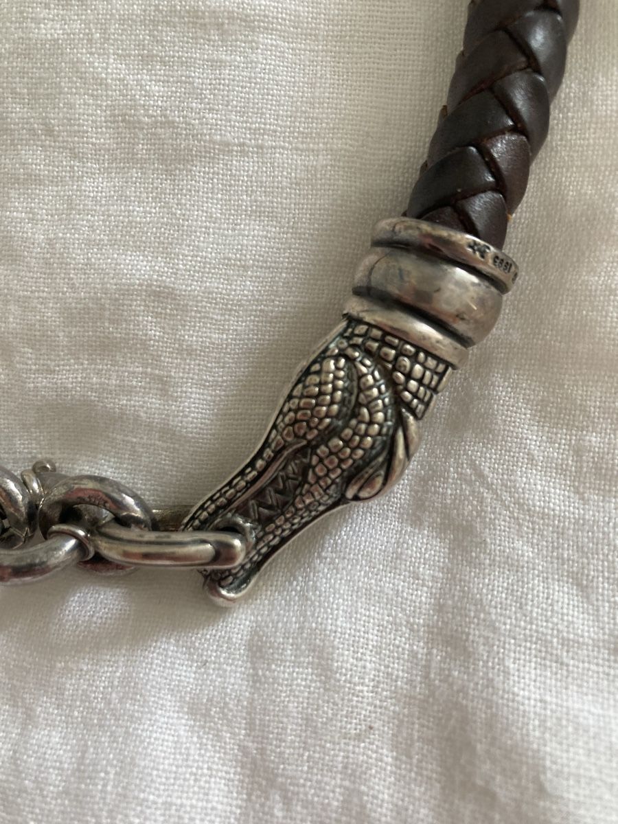 Catenine: Kieselstein-Cord Halsband – Usato da Zürich venduto da mainau16 3