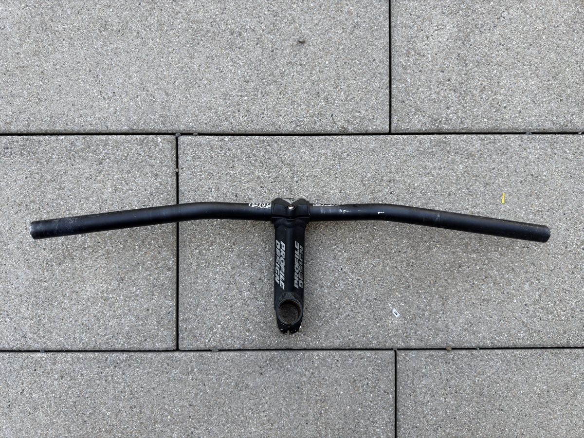 Ersatzteile: Lenker + Vorbau Set | 25.4mm | MTB | Schwarz – Gebraucht aus Zürich von tholder