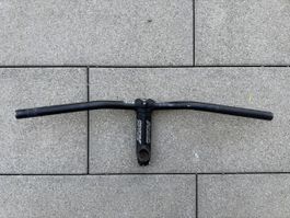 Lenker + Vorbau Set | 25.4mm | MTB | Schwarz