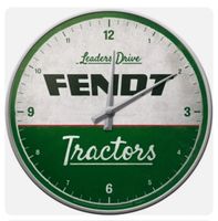 Fendt Tractors Traktor Wanduhr Uhr Orologio 31cm NEU