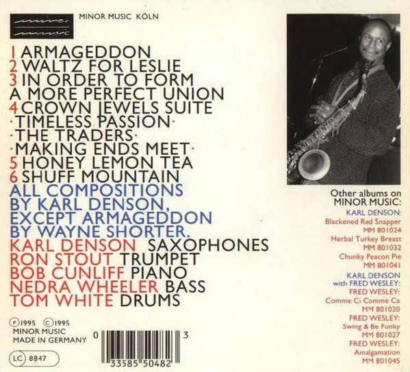 CD: Karl Denson with Tom White, Ron Stout & Bob Cunliff – Usato da Unterbäch VS venduto da Plasido 1