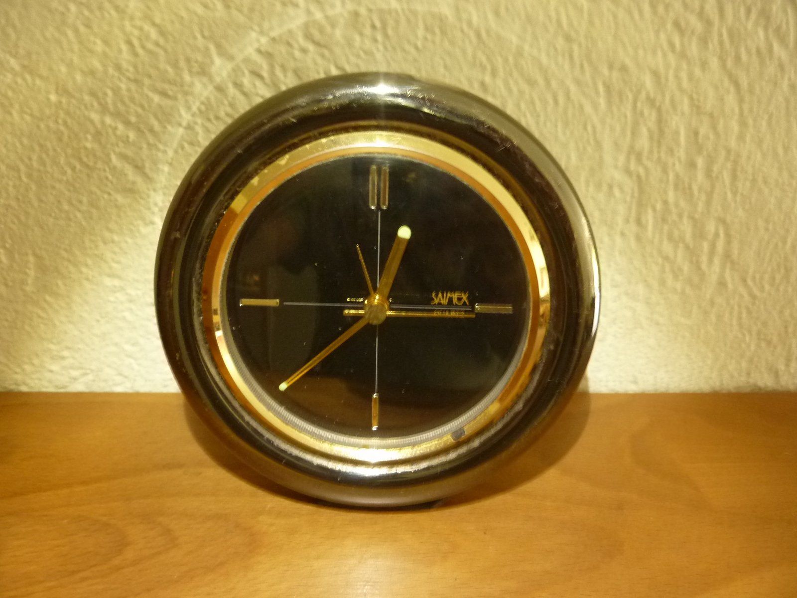 Sveglie: Edler Retro Wecker Saimex Quartz – Usato da Hochfelden venduto da swissice 1